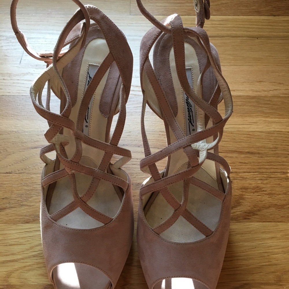 Brian Atwood Suede Heels